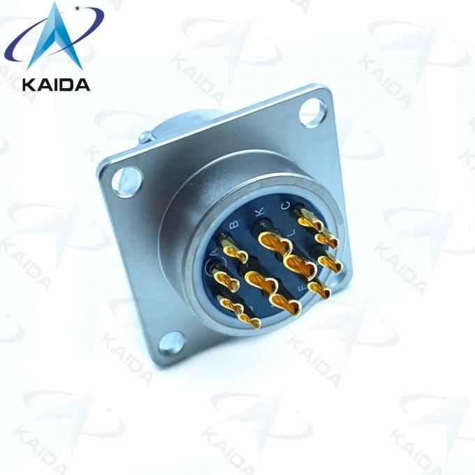 12 Female Pins MIL-DTL-26482 Series 1 Electroless Nickel Plating Mil Dtl 26482 I.MS3112E14-12SNL 2