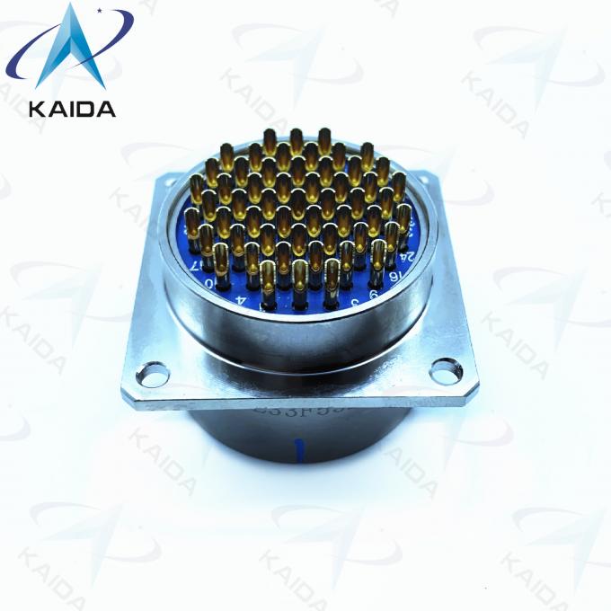 15 Shell Size Circular Electrical Connector Gold Contact Finish For MIL-DTL-38999 Series 3