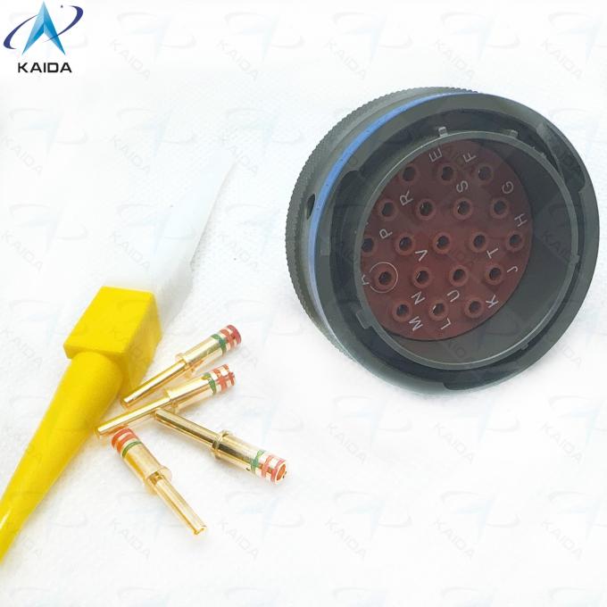 19 Contacts Straight Plug MIL-C-26482 II for Durable Connection in Heavy Duty Applications 2