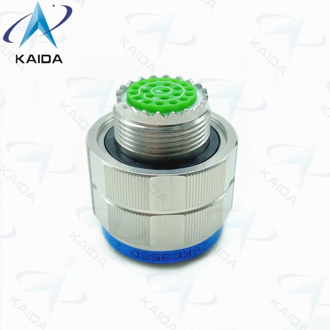 22 Female Pins MIL-DTL-38999 Connector Staiinless Steel Passivated D38999 Series Iii 1