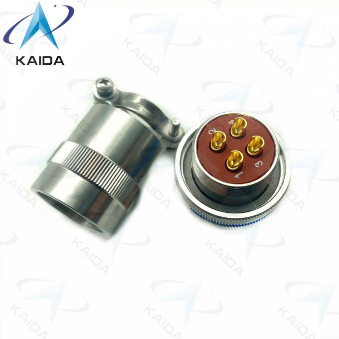 25A-300A Current Rating Stainless Steel Passivated Plug XCD22T4K1P40 With Cable Clamp 0