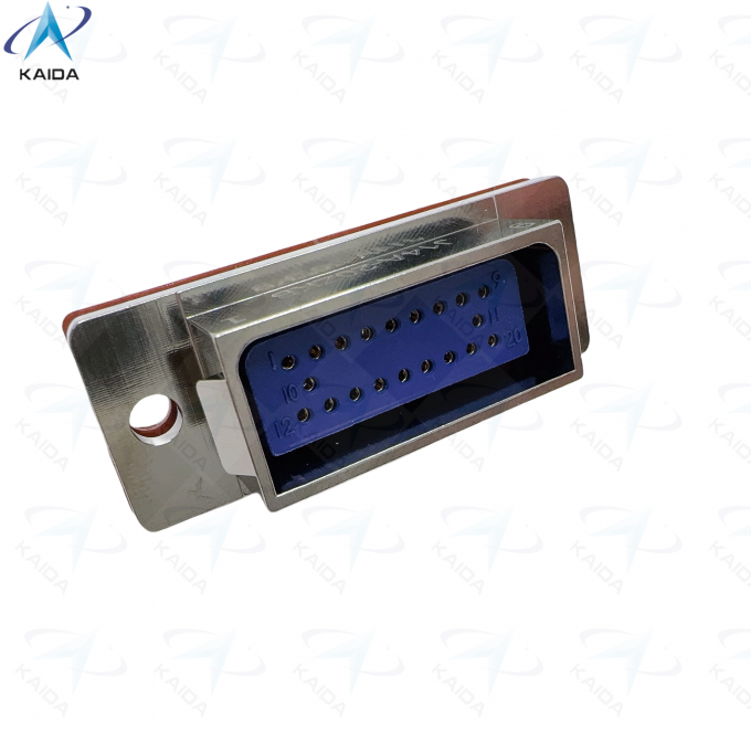3A Current Rating J14 Connector Solder Termination Voltage Receptacle J14A-20ZKB Rectangular Receptacle With Socket 2