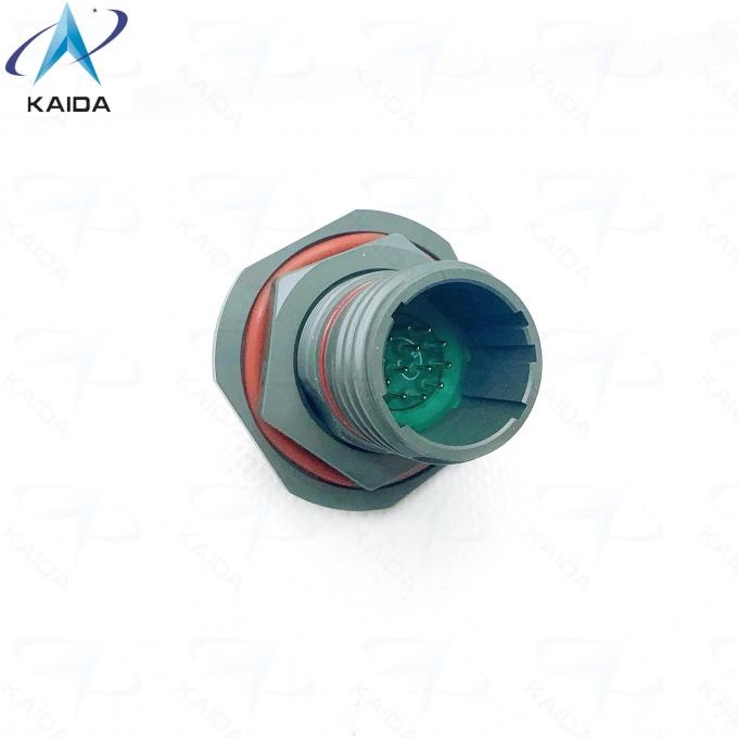 5 A Current Rating MIL-DTL-38999 Series Ⅲ Jam Nut Receptacle for Industrial and Aerospace Applications.Olive Green Cadmium.TV07WCI11-35PA 0