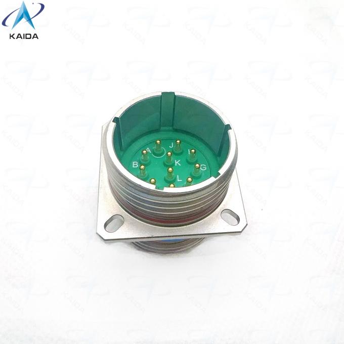 55°C To 125°C MIL DTL 38999 Series Ⅲ Connectors Voltage Rating 500V Ruggedized Circular Connectors For Harsh Conditions.Thru Bulkhead Receptacle.PC Tail.D38999/20YF11CN 3