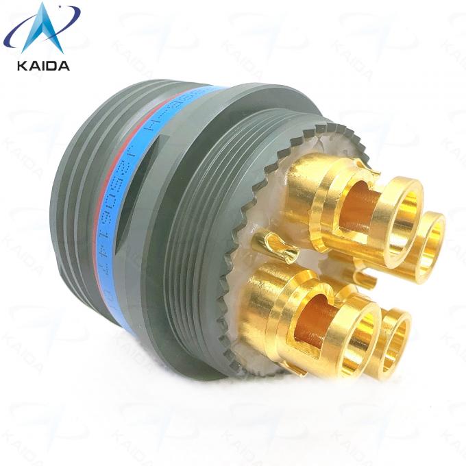 6 Contact Olive Green Cadmium Plug for Exceptional Durability and Reliability.D38999 Series Epoxy Potting.D38999/26WJ28SB-H.Solder Power Contacts 3