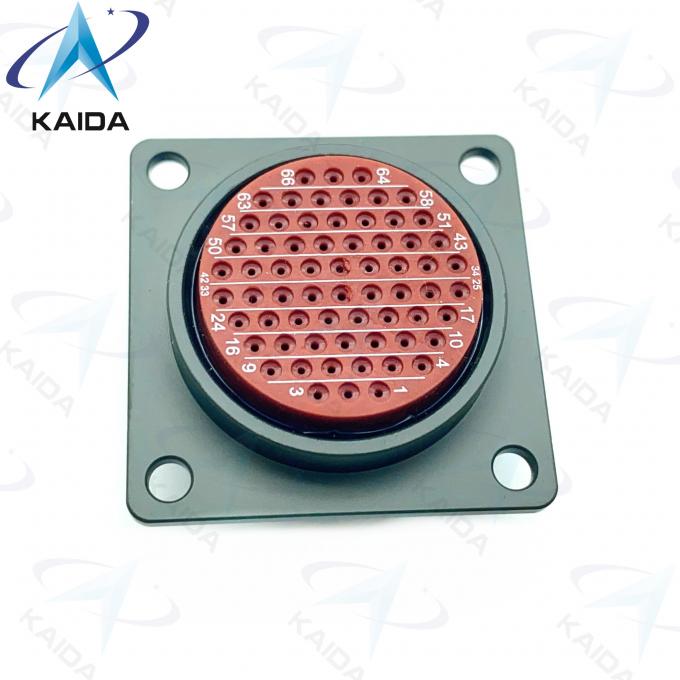 66 Male Pins Mil Dtl 38999 Ii Olive Green Cadmium Plating MIL-DTL-38999 Connector 4