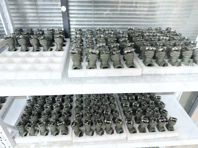 90° Angle and Profile Spin Coupling Connector Backshell with Olive Green Cadmium Finish M85049/79-21W07 0