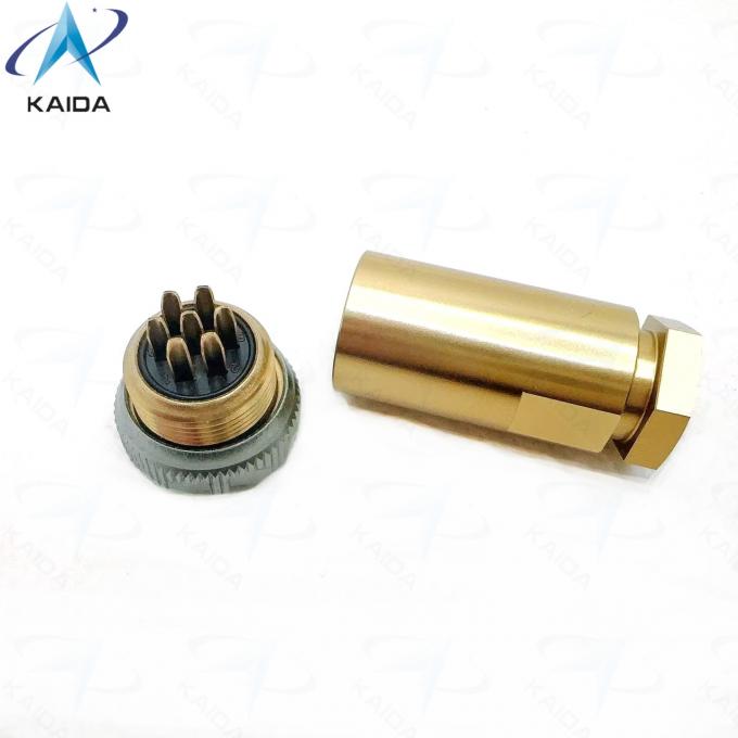 Aluminum Alloy, Chromated Finish.PC-7TK.Straight Plug 4 pins.Russian Standard PC Series Connectors.PC-7TB 1