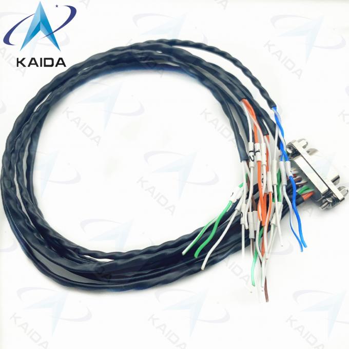 Balck Wire MIL-DTL-83513 Micro-D Connectors Brass Coupling Nut Micro D Connector 3