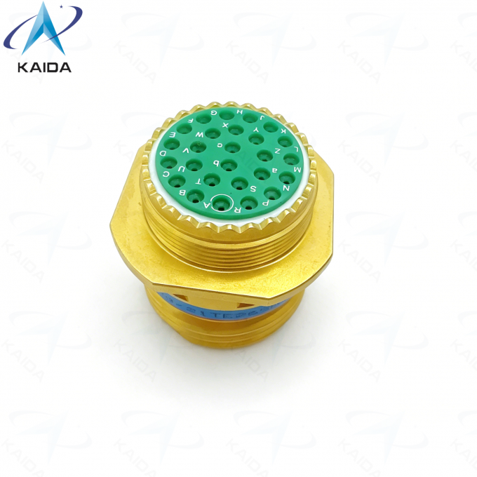 Bronze Passivated MIL DTL 38999 Series Ⅲ Connector.TV01.D38999/21TE26SN.Insert Arrangement of 17-26.26 Female Pins. 3