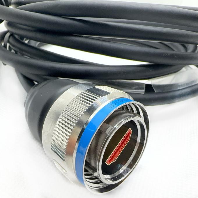 Category D38999 Series Custom Connectors With HDMI Stainless Steel Passivated Work Temperature -65C -200C.YW3 10E06S-01.High Definition Multimedia Interface 0