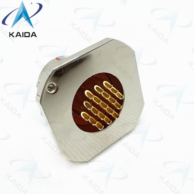 Circular Receptacle with Y11P Series Aluminum Pins for PCB Mount Low Current Y11H-1419ZJ14.Hermetic Receptacle. 1