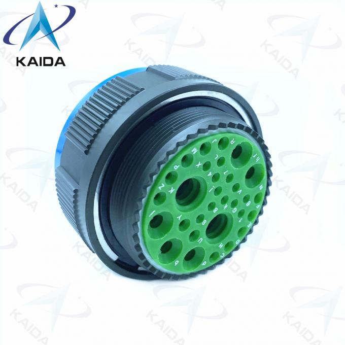 Connector Type Plug for MIL-DTL-38999 Series Ⅲ Copper Alloy.D38999/26WJ31PN. 2 Coax Contact and 29 Power Contact 2