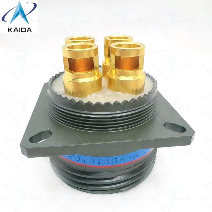 Endurance 500 Cycles Olive Green Cadmium ReRe for Long-lasting Performance.D38999 Series Custom Epoxy Potting Receptacle.D38999/20WJ14SN-H 3