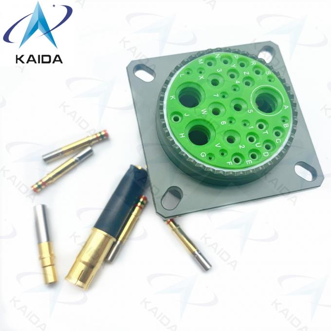 Gold Crimp Contact MIL-DTL-38999 Series Ⅲ Olive Green Cadmium Shell 7A Voltage 500V.D38999/20WJ20SN.8D Series. 4