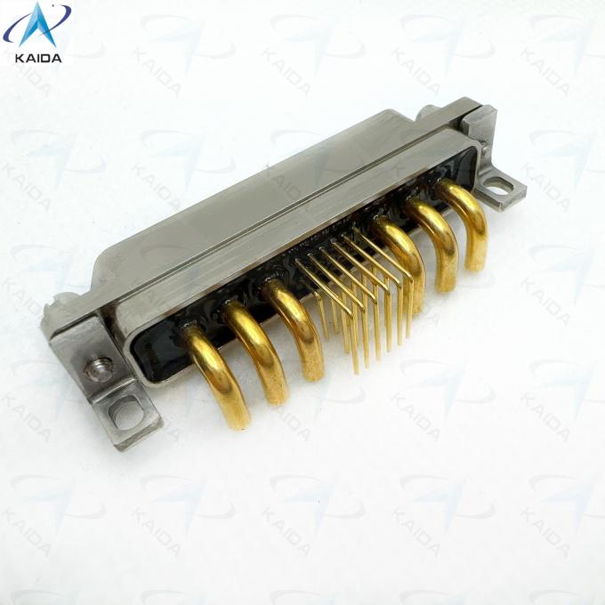 Gold Over Nickel Contact Plating Rectangular Connectors For Long-Lasting Performance Elbow PCB Large And Small Current Mixed J30J23P06KPW01W1P040 2