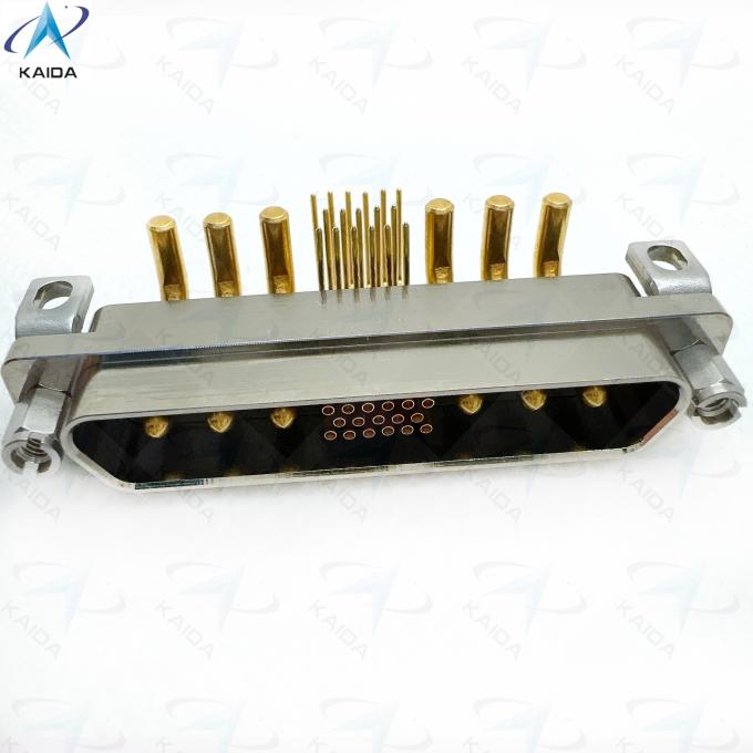 Gold Over Nickel Contact Plating Rectangular Connectors For Long-Lasting Performance Elbow PCB Large And Small Current Mixed J30J23P06KPW01W1P040 3