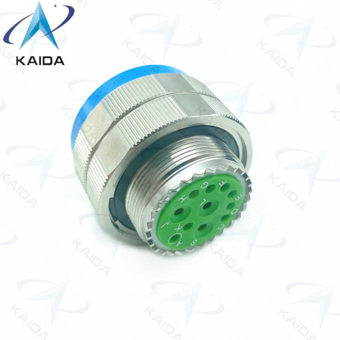 Gold Plated 11 Contacts MIL-DTL-38999 Series 3 Plug Connector.D38999/26KE11PN.Stainless Steel Passivated 8D Series 2
