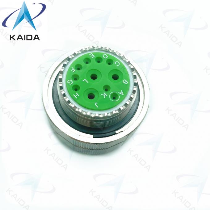 Gold Plated 11 Contacts MIL-DTL-38999 Series 3 Plug Connector.D38999/26KE11PN.Stainless Steel Passivated 8D Series 4