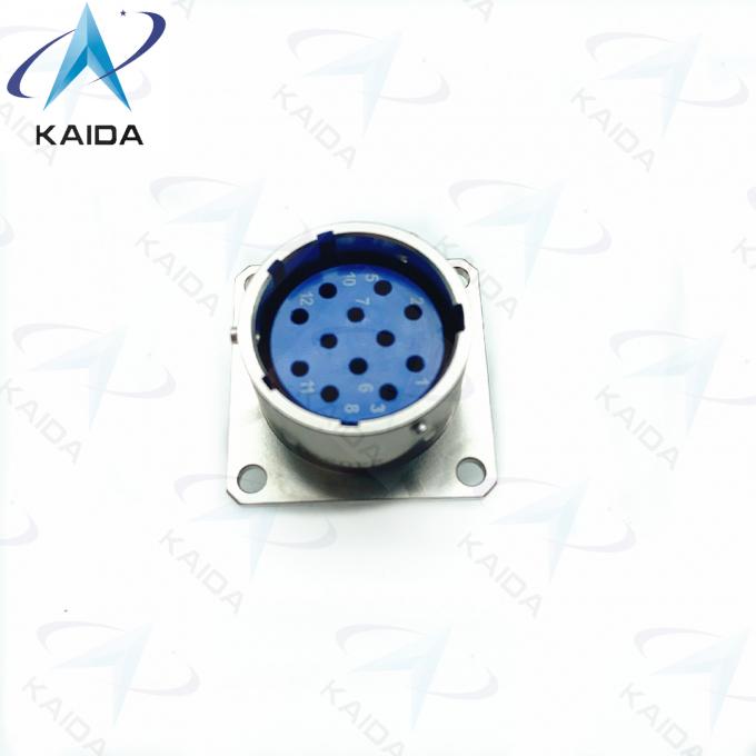 Harsh Environments XC24F12K1D1 Electroless Nickel Connector Shell with 12 Contacts 2