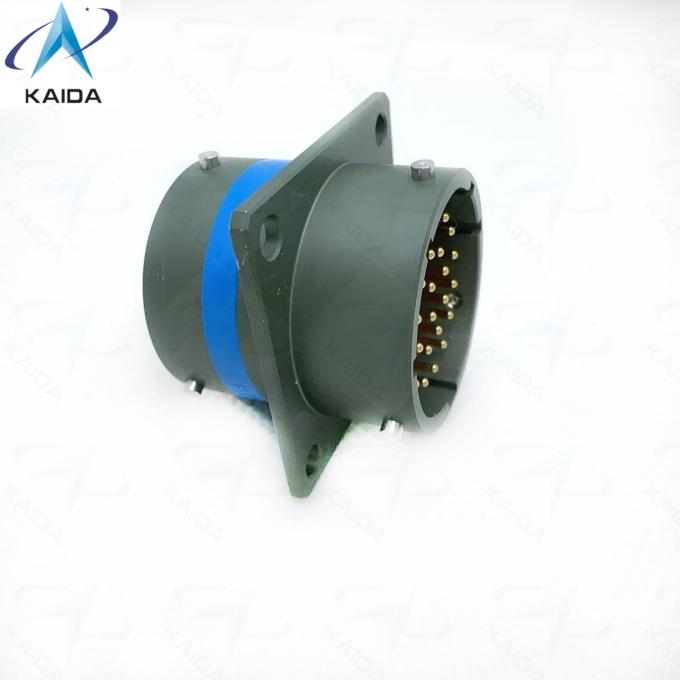 Industrial-Grade MIL-DTL-26482 Series Ⅰ Circular Connector with 500V Voltage and 7.5 A Current Rating.Thru Bulkhead Receptacle.PTB-16-26PS 0