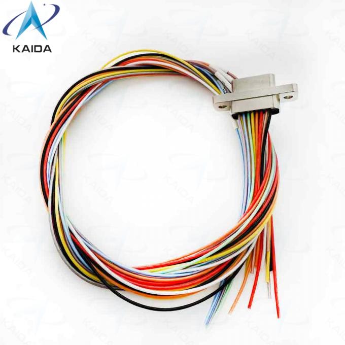 MDM Metal Shell Part Number MDM 15PH003B.15 Pins.MIL-DTL-83513 Series.Electroless Nickel.Harness-insulated wire. 2