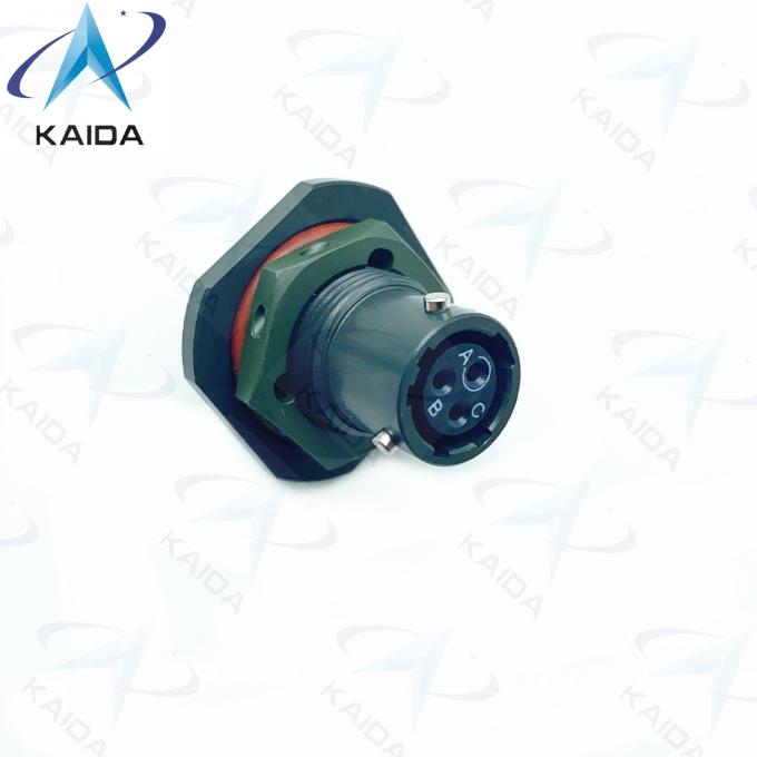 MIL-DTL-26482 Shell Size 08 Connector MS3474B08-33SN Jam Nut Receptacle 3