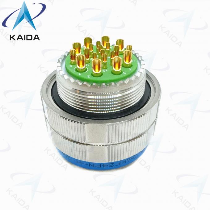 MIL-DTL-38999 Series 3 Copper Alloy Contacts Plug Stainless Steel Shell 20 Contacts Gold Finish 2