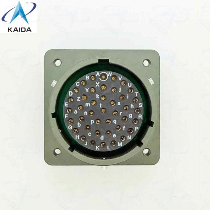 MIL DTL 38999 Series Ⅰ Box Mounting Receptacle Connectors.88-628717-41S.Shell Size 21,41 PCB Contacts.Olive Green Cadmium.LJTP02R 2