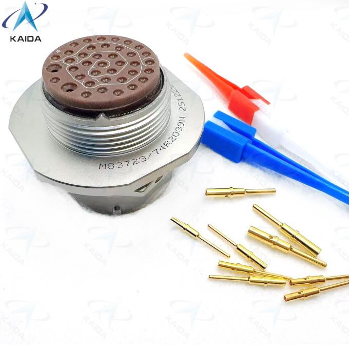 MIL-DTL-83723, SERIES III CONNECTORS  WITH BAYONET COUPLING，M83723/74R2039N，Jam Nut Receptacle,  Shell Size 20 with Contact layout 20-39. 2