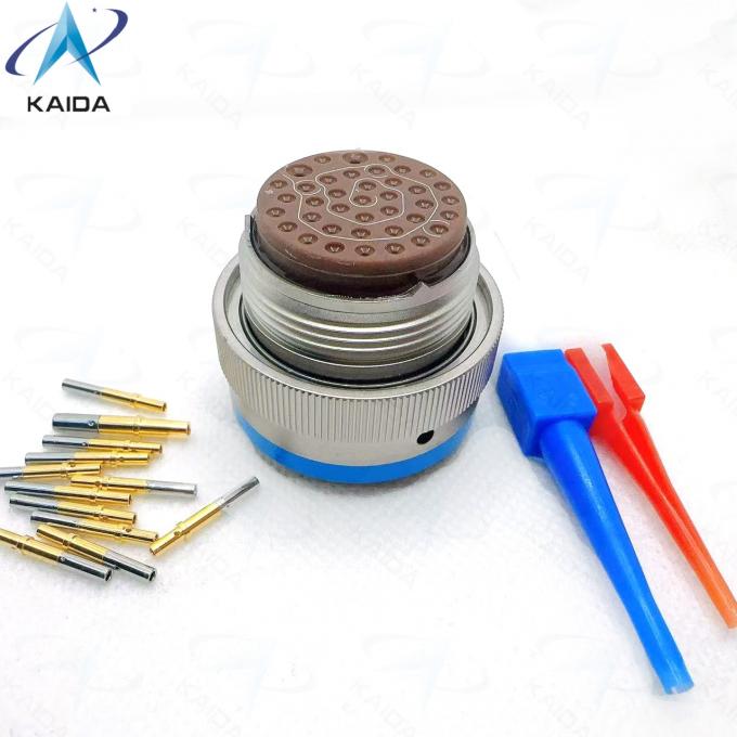MIL-DTL-83723, SERIES III CONNECTORS  WITH BAYONET COUPLING，M83723/77R2039N，Straight plug,  RFI grounding,Shell Size 20 with Contact layout 20-39. 3