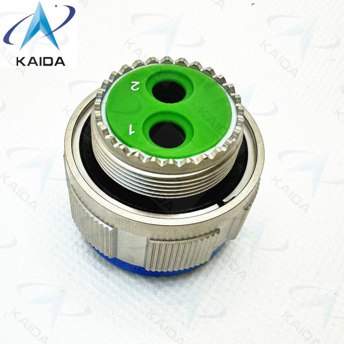 MILDTL-38999 2 Twinax Contacts Threaded / Electroless Nickel /  Gold Contact Finish  Connector D38999/26FE82PN 2