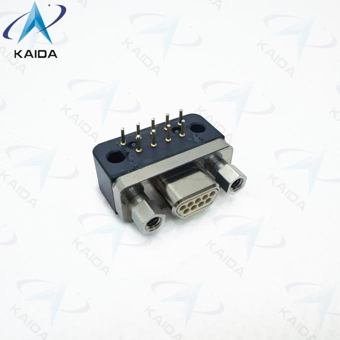 MWDM2L-9PCBRR3-110 MIL-DTL-83513 51-Contact Right Angle Thru Hole PCB Copper Alloy Receptacle MWDM Series Glenair 1