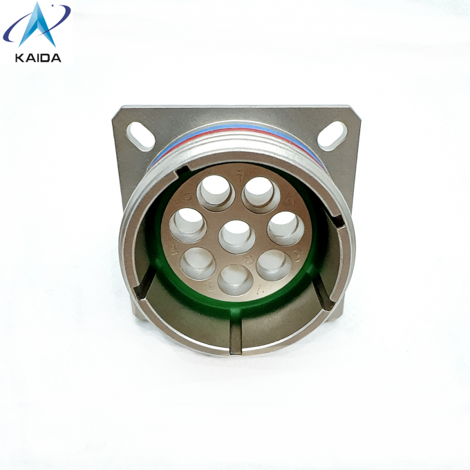RF Contacts MIL-DTL-38999 Custom Connectors.Receptacle with 8 Pins.J599-Z-21-8-JC400 0