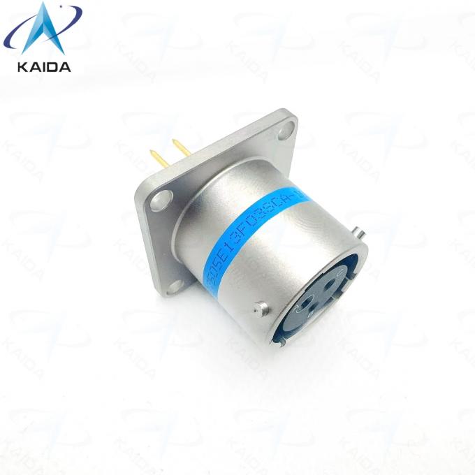 Square Flange Receptacle MIL-DTL-38999 Series Ⅰ Featuring Copper Alloy Contacts for Industrial Applications.MS27505E13F03SCA。Square Flange Receptacle with PCB Contacts 0