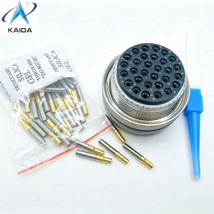SS Connector Shell Circular Electrical Connector 30 Contacts.EN2997 high temperature firewall connectors.EN2997SE62430F6.853 series 2