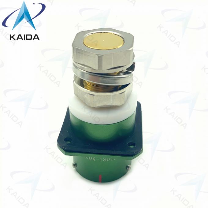 Stable Y50DX-1801Z30KL Circular Connector Panel Mount Style Green Andoized 3