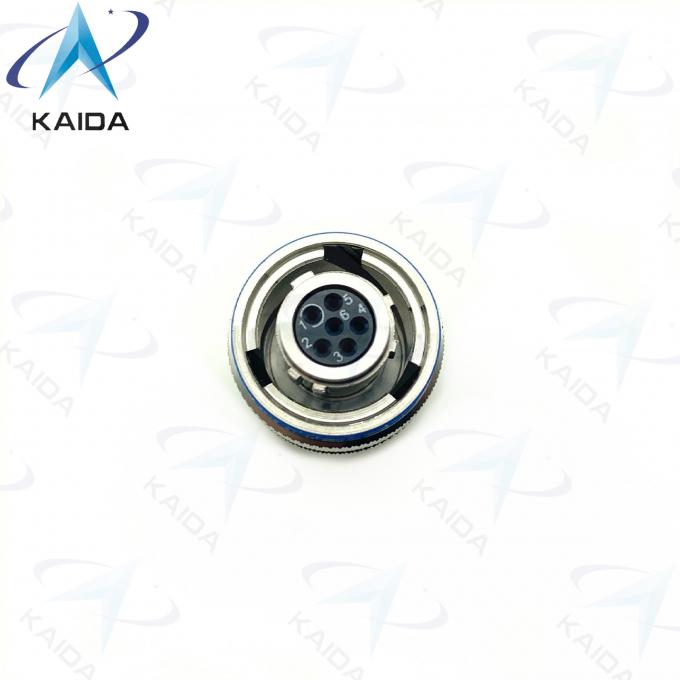 Stainless Steel MIL-DTL-38999 Series Ⅰ 500V With Crimp Contact Type MS27467T09E35SN 6 Female Pins 3
