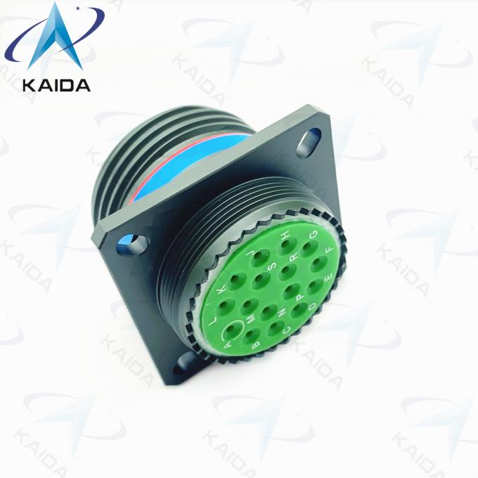 Threaded Circular MIL-DTL-38999 Series 3 Connector 16 Male Pins D38999 20WG16PN 2