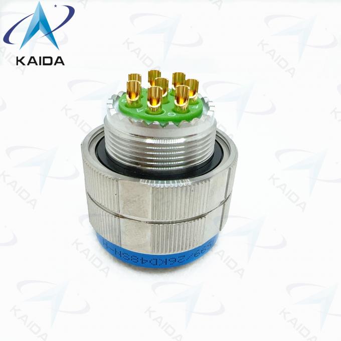 Threaded Coupling MIL-DTL-38999 Series Ⅲ ..D38999/26KD48SN-H.Stainless Steel Passivated.Solder Cup Contacts.8D Series. 1