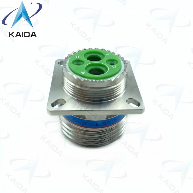 Twinax Contact Material Copper Alloy MIL-DTL-38999 Series Ⅲ -55°C To 125°C D38999/20KE22SC 4 Female Pins Stainless Steel 2