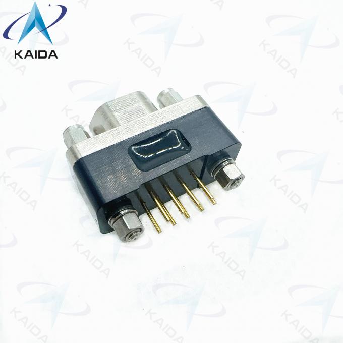 Vertical MIL-DTL-83513 Rectangular Socket Micro D PCB Connector Gold Over Nickel Contact Plating GMR7580-9S2BPN 2