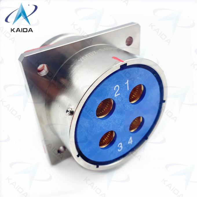 Y50DX Aluminum Circular Electrical Connector Receptacle 3 Contacts Operating Temp -55℃ To 125℃.Y50DX-D404ZK10 3
