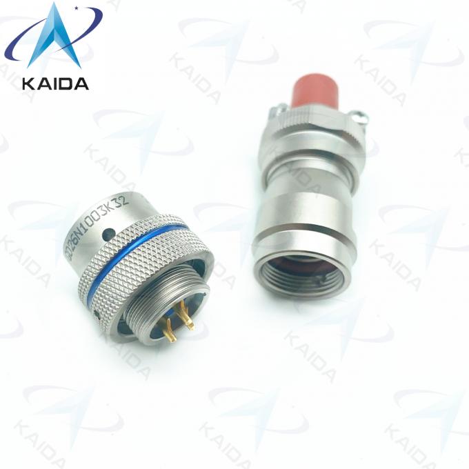 YGD Series YGD26N1003K32 Plug Connector Electroless Nickel 3 Female Pins 0
