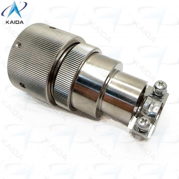 YPM4 Series Plug With Sleeve Back Shell Solder Contact Type Benefit YPM4-19-2K6 Electroless Nickel YPM4 Series Circular Electrical Connector 2